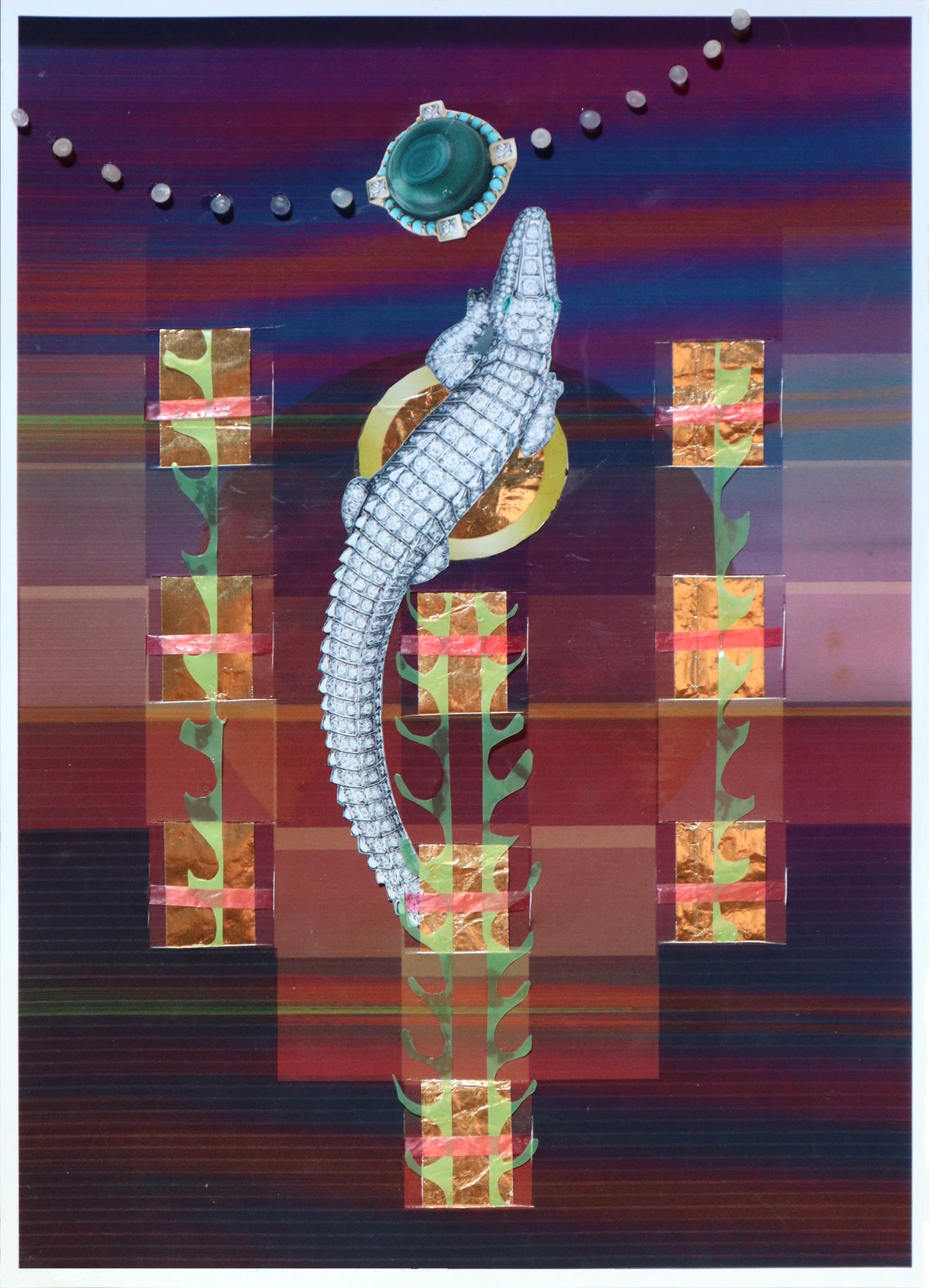 Alligator Moon Collage
