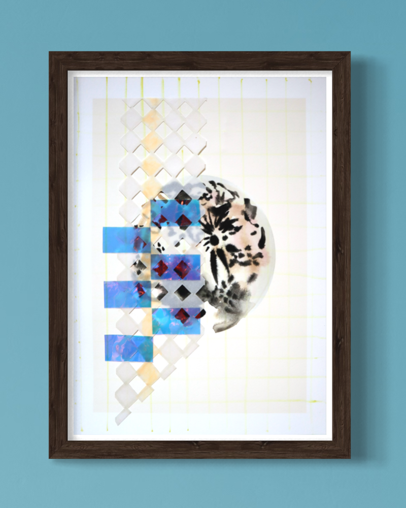 Woven Moon Collage II