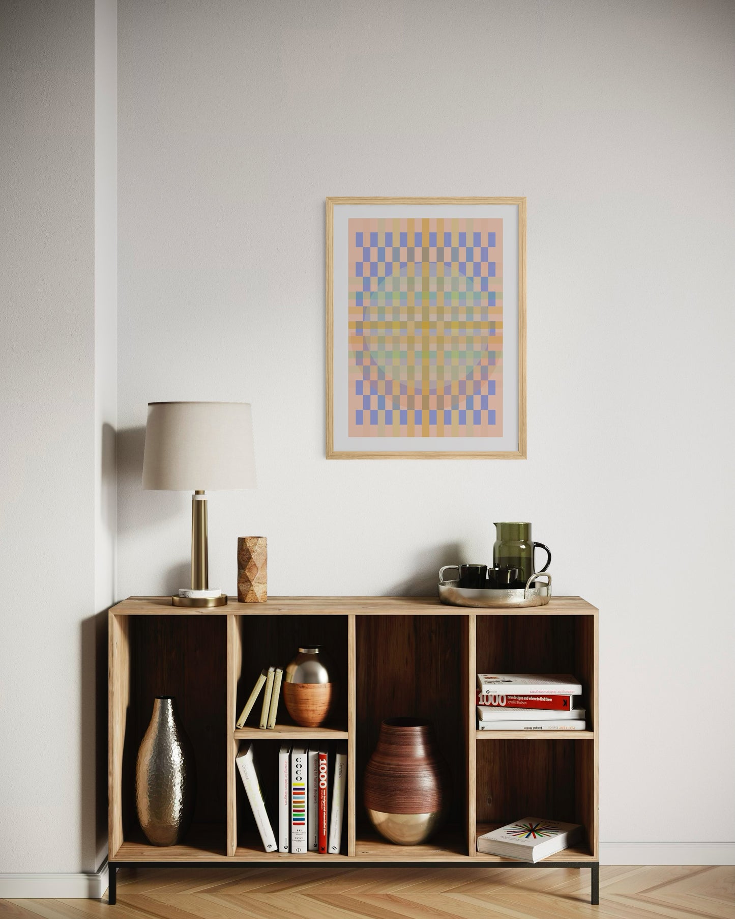 Woven Moon Print