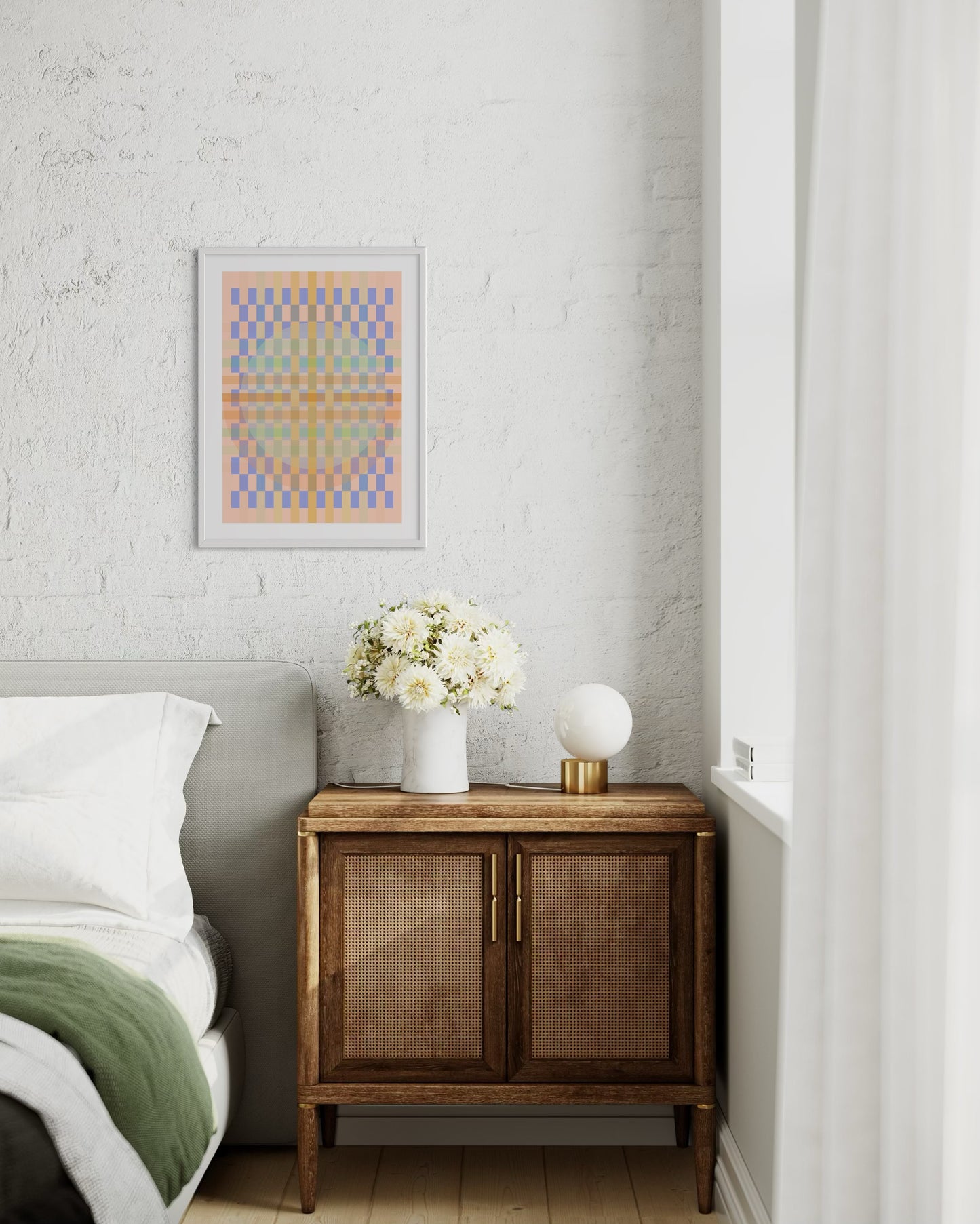 Woven Moon Print