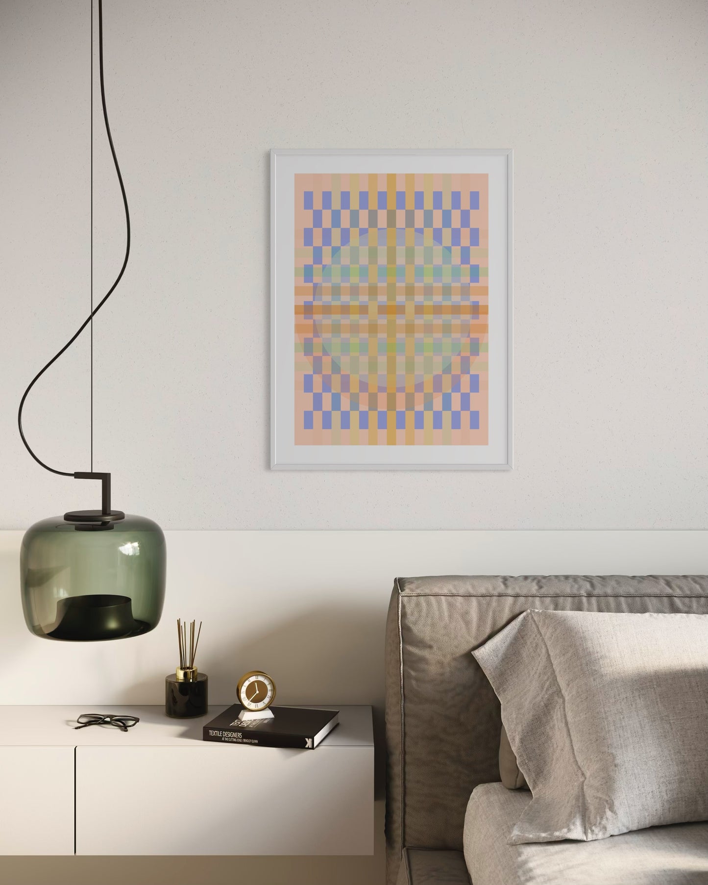 Woven Moon Print