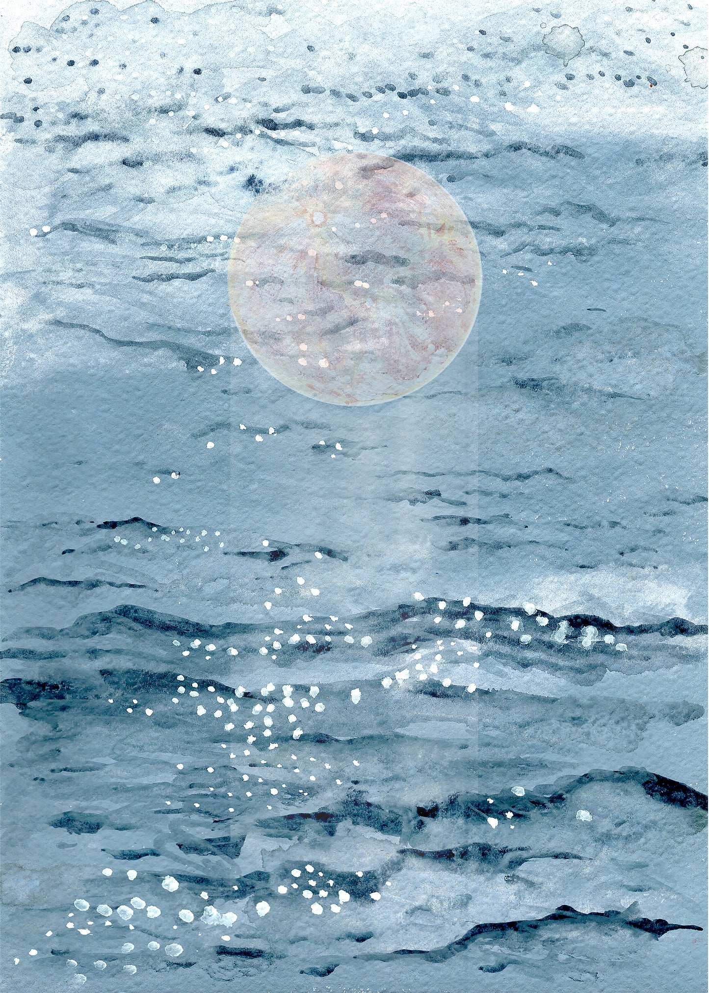 Sea Moon Print