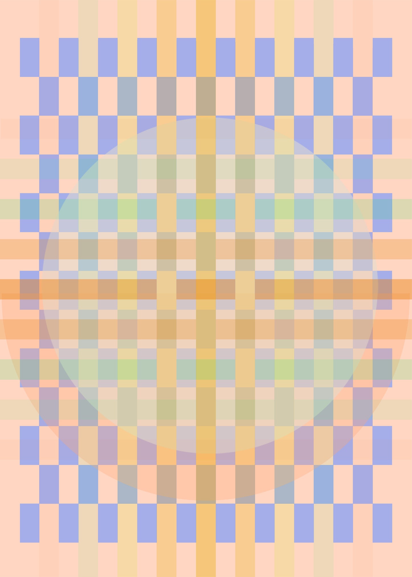 Woven Moon Print