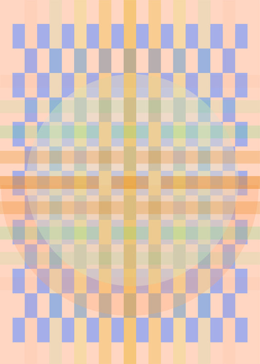 Woven Moon Print